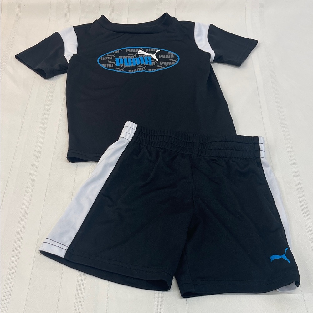 Puma Kids' Black and White Sports Set size 2T boys